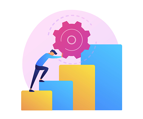man-level-up-to-his-goal-graphic man-level-up-to-his-goal-graphic